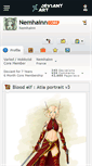 Mobile Screenshot of nemhainn.deviantart.com