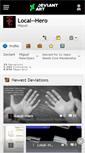 Mobile Screenshot of local--hero.deviantart.com