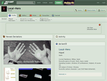 Tablet Screenshot of local--hero.deviantart.com