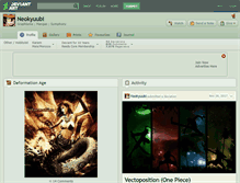 Tablet Screenshot of neokyuubi.deviantart.com