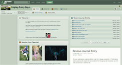 Desktop Screenshot of cosplay-every-day.deviantart.com