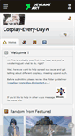Mobile Screenshot of cosplay-every-day.deviantart.com
