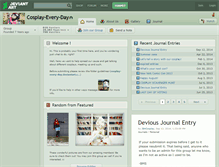 Tablet Screenshot of cosplay-every-day.deviantart.com