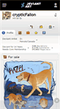 Mobile Screenshot of crypticfallon.deviantart.com