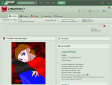 Tablet Screenshot of antaurisfan17.deviantart.com