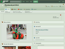 Tablet Screenshot of bharatanatyamodissi.deviantart.com