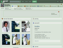 Tablet Screenshot of bodyboy.deviantart.com