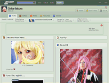 Tablet Screenshot of chika-sakura.deviantart.com
