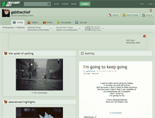 Tablet Screenshot of gabthechief.deviantart.com