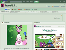 Tablet Screenshot of karmasan2011.deviantart.com