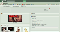 Desktop Screenshot of dark-side.deviantart.com