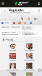 Mobile Screenshot of kingjojohn.deviantart.com