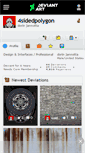 Mobile Screenshot of 4sidedpolygon.deviantart.com