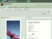 Tablet Screenshot of mypointofview.deviantart.com