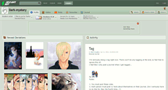 Desktop Screenshot of dark-mystery.deviantart.com
