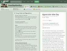 Tablet Screenshot of greendayminority.deviantart.com