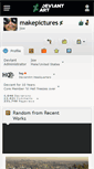 Mobile Screenshot of makepictures.deviantart.com