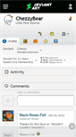 Mobile Screenshot of chezzybear.deviantart.com