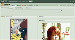 Desktop Screenshot of hamusuta.deviantart.com