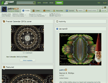 Tablet Screenshot of patrx.deviantart.com
