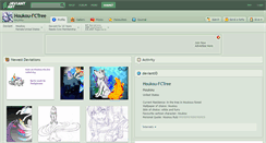 Desktop Screenshot of houkou-fctree.deviantart.com