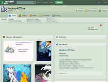 Tablet Screenshot of houkou-fctree.deviantart.com