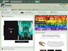 Tablet Screenshot of eyenoom.deviantart.com