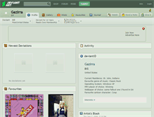 Tablet Screenshot of gazirra.deviantart.com