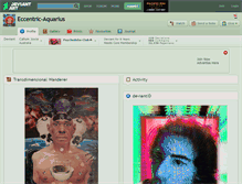 Tablet Screenshot of eccentric-aquarius.deviantart.com