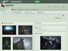 Tablet Screenshot of codywilliam.deviantart.com