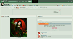 Desktop Screenshot of eivina-art.deviantart.com