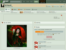 Tablet Screenshot of eivina-art.deviantart.com