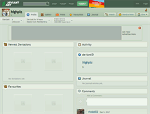 Tablet Screenshot of highplz.deviantart.com