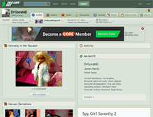 Tablet Screenshot of drgoremd.deviantart.com