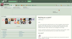 Desktop Screenshot of lightseer.deviantart.com