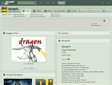 Tablet Screenshot of djangelic.deviantart.com