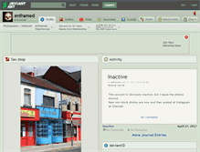 Tablet Screenshot of enframed.deviantart.com
