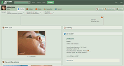 Desktop Screenshot of pinkcom.deviantart.com