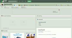 Desktop Screenshot of maniclover567.deviantart.com