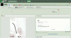 Desktop Screenshot of calme.deviantart.com