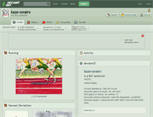 Tablet Screenshot of kaze-sorairo.deviantart.com