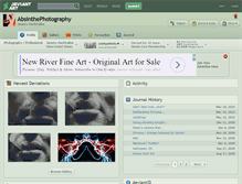 Tablet Screenshot of absinthephotography.deviantart.com