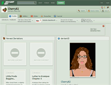 Tablet Screenshot of cherry82.deviantart.com