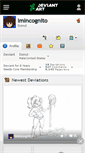Mobile Screenshot of imincognito.deviantart.com