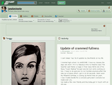 Tablet Screenshot of jessiesteele.deviantart.com