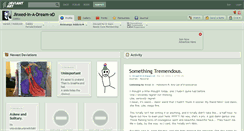 Desktop Screenshot of jinxed-in-a-dream-xd.deviantart.com