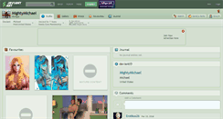 Desktop Screenshot of mightymichael.deviantart.com