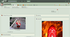 Desktop Screenshot of metallidaddio.deviantart.com