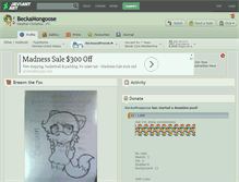 Tablet Screenshot of beckamongoose.deviantart.com