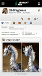 Mobile Screenshot of cb-dragoness.deviantart.com